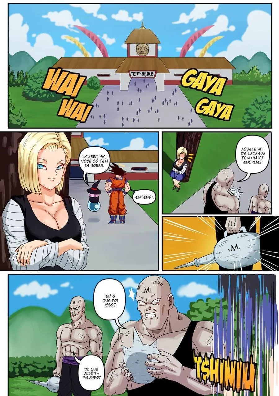 Gohan Arromba a Buceta da Piranha Android 18 em Hentai HQ Brasileiro