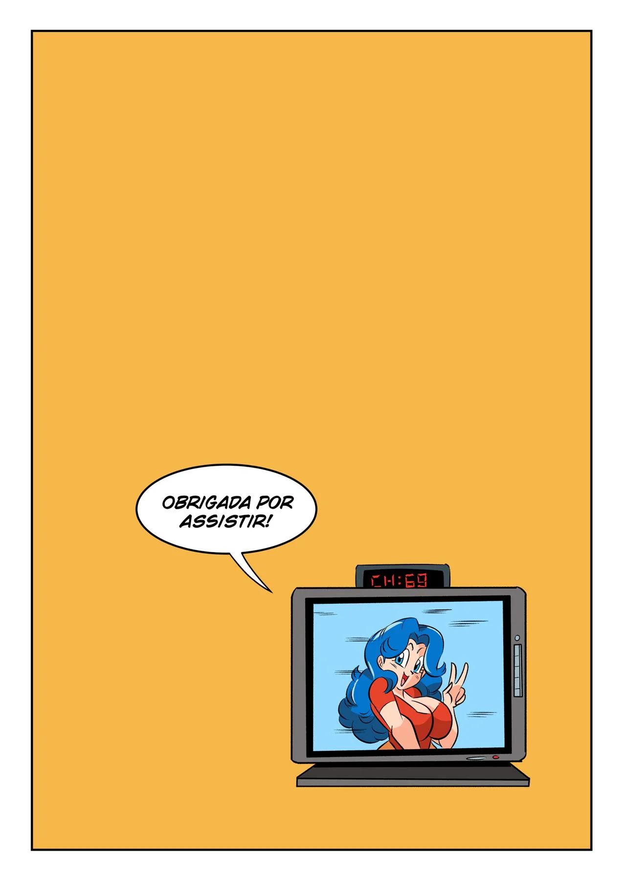 A Transmissão Perfeita – Cell vs apresentadora gostosa em hentai HQ