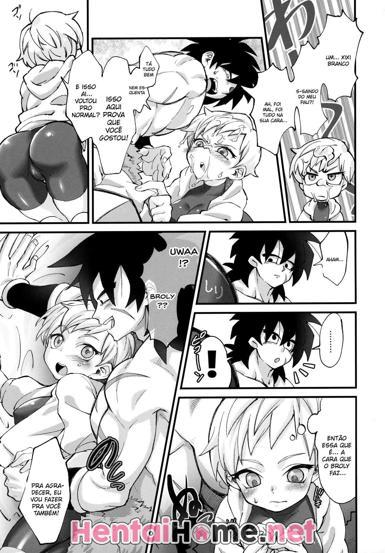 Dragon Ball Hentai: Cheelai Leva Rola no Cuzinho de Broly