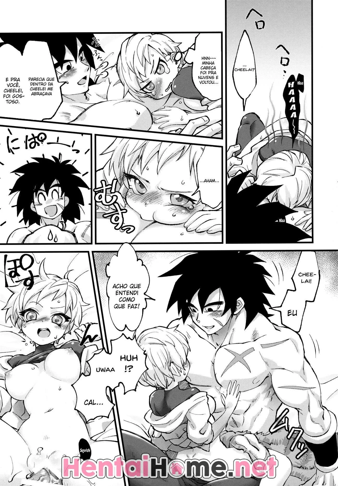 Dragon Ball Hentai: Cheelai Leva Rola no Cuzinho de Broly