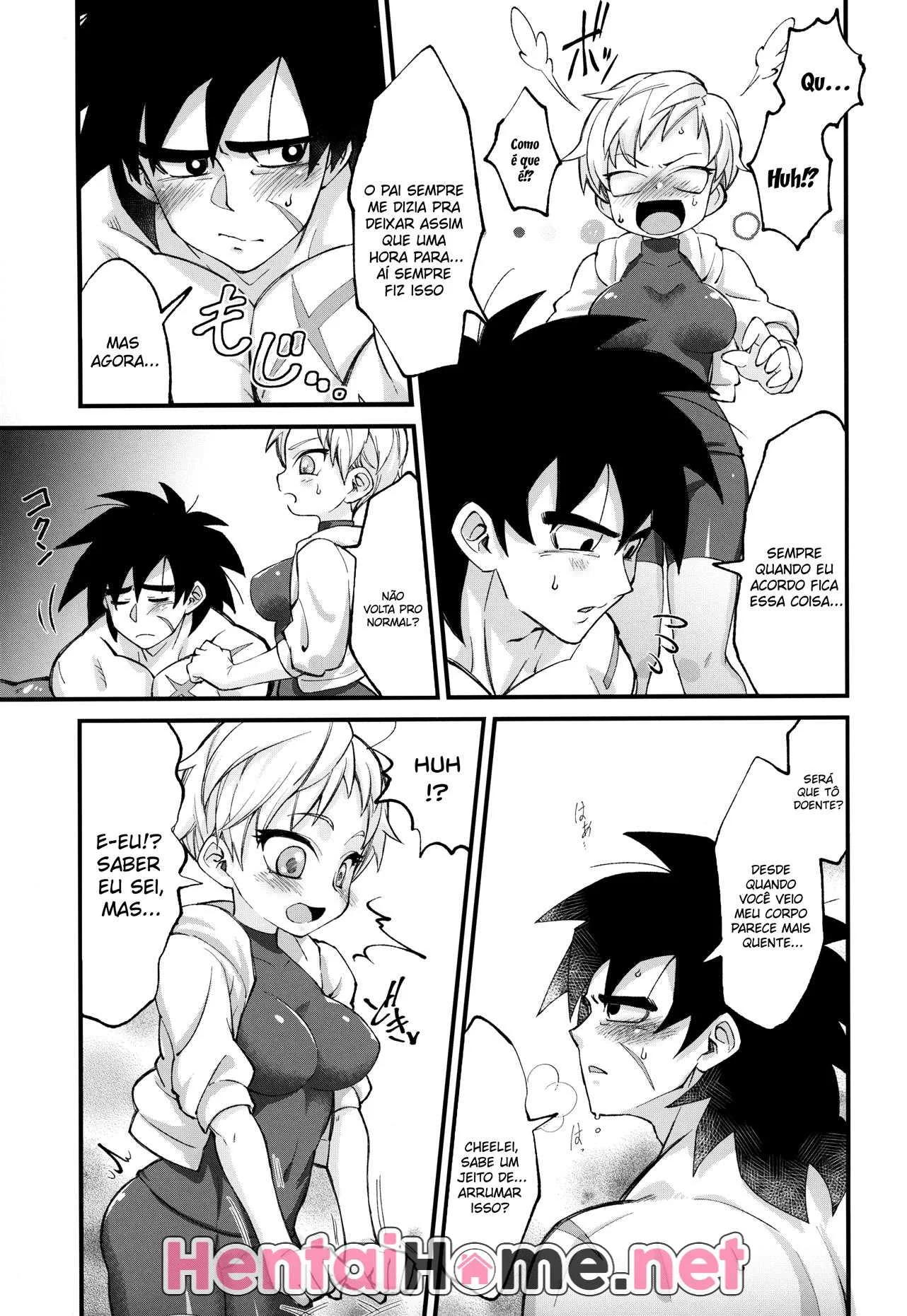 Dragon Ball Hentai: Cheelai Leva Rola no Cuzinho de Broly