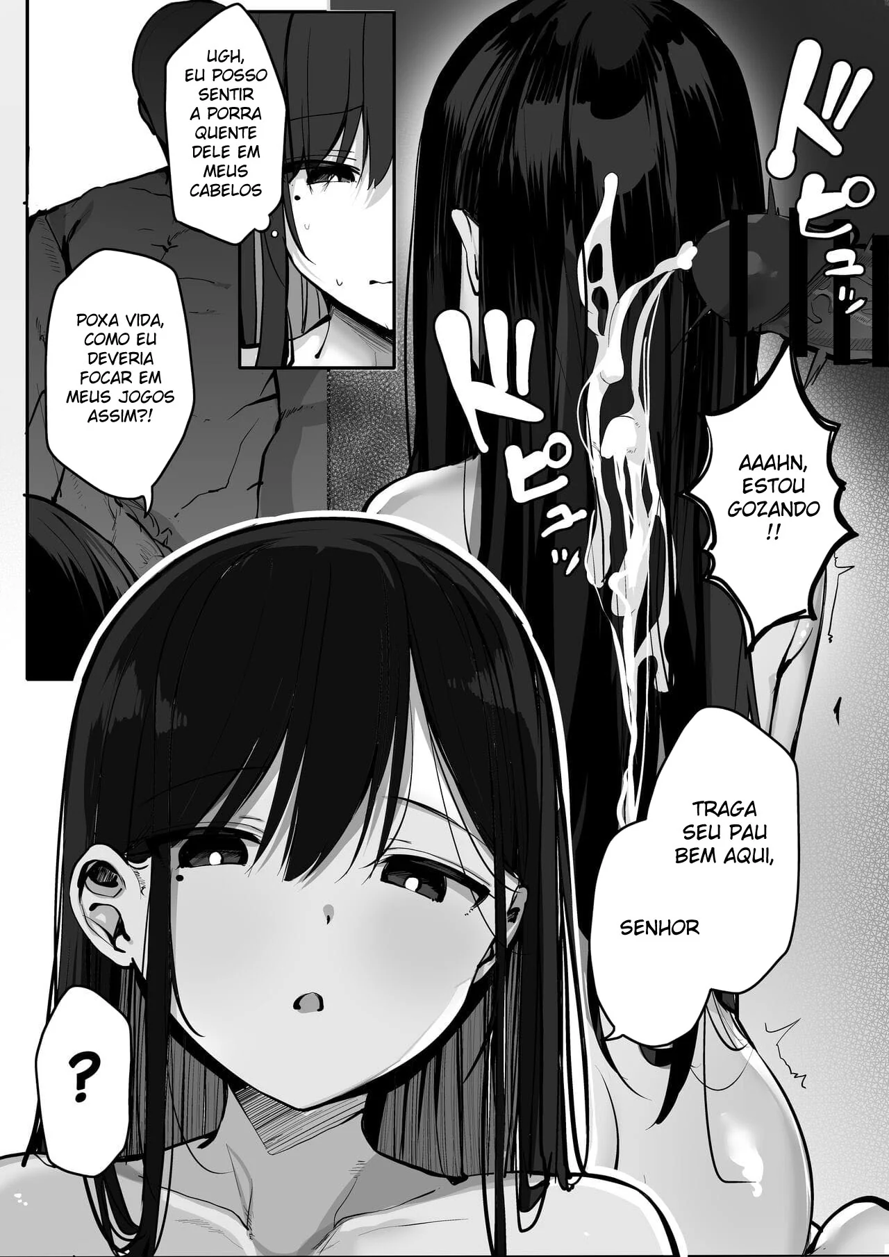 Piranhas Safadas na Busca da Piroca Perfeita em Hentai HQ Brasileiro