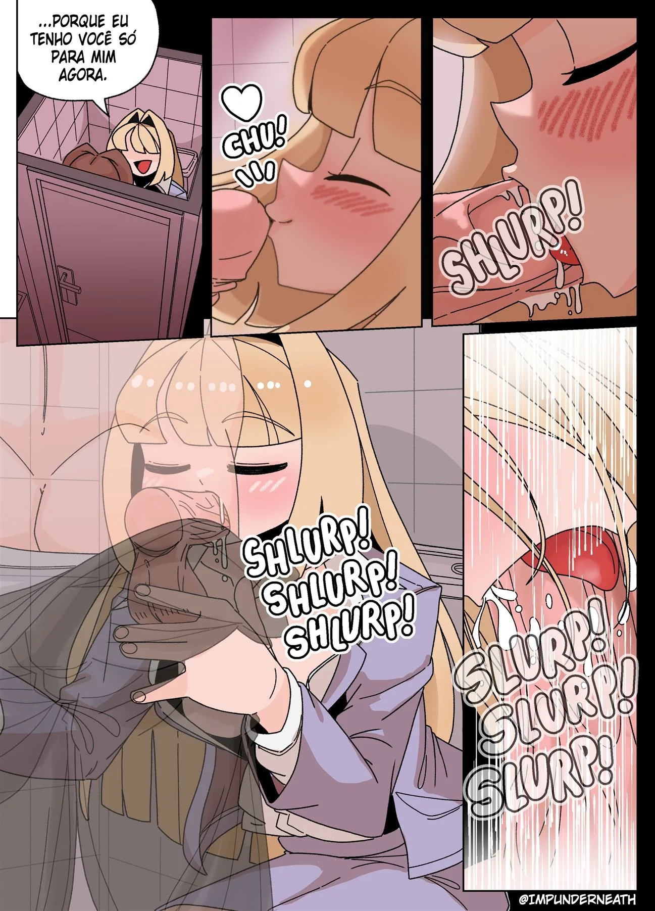 Buceta apertada e pica dura: Ellie Skinsuit Vl.2 em HQ de hentai brasileiro