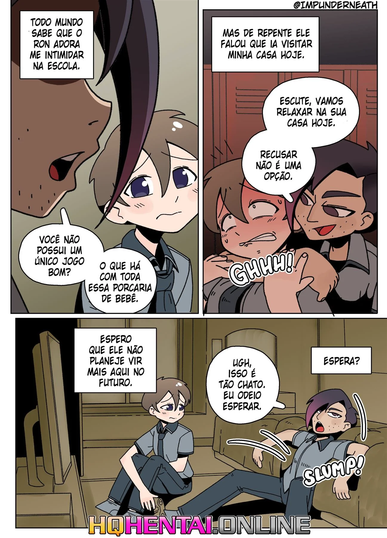 Ellie Skinsuit Vl.1 – Vingança na Escola: Pica, Buceta e Bullying em HQ Brasileiro