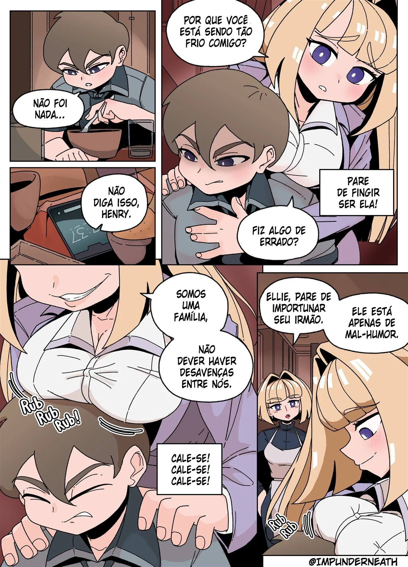 Buceta apertada e pica dura: Ellie Skinsuit Vl.2 em HQ de hentai brasileiro