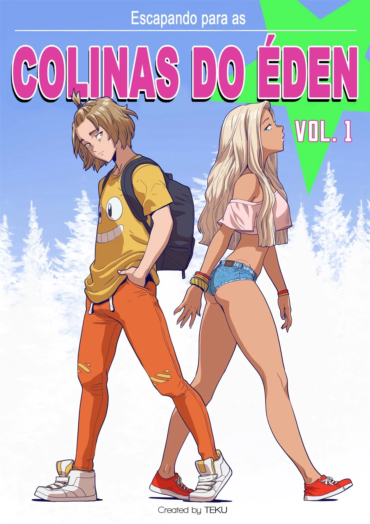 Mike o Virgem em Busca da Piroca Perdida em Hentai HQ Brasileiro