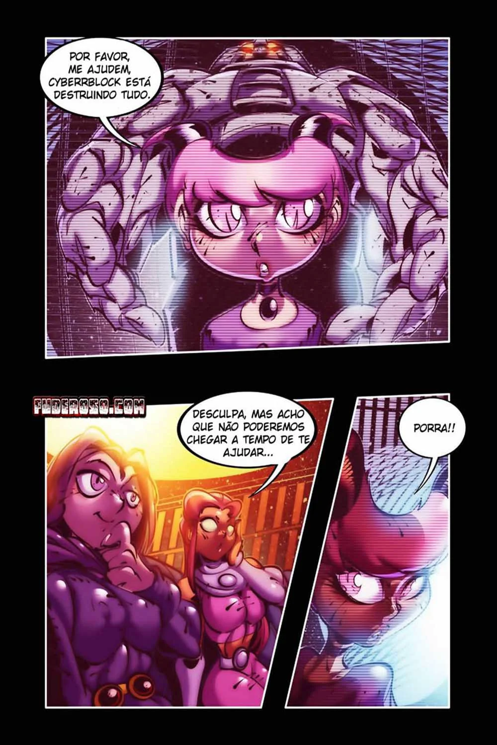 Estelar Arromba o Cu da Ravena – Jovens Titãs Piranhas em Hentai HQ Brasileiro