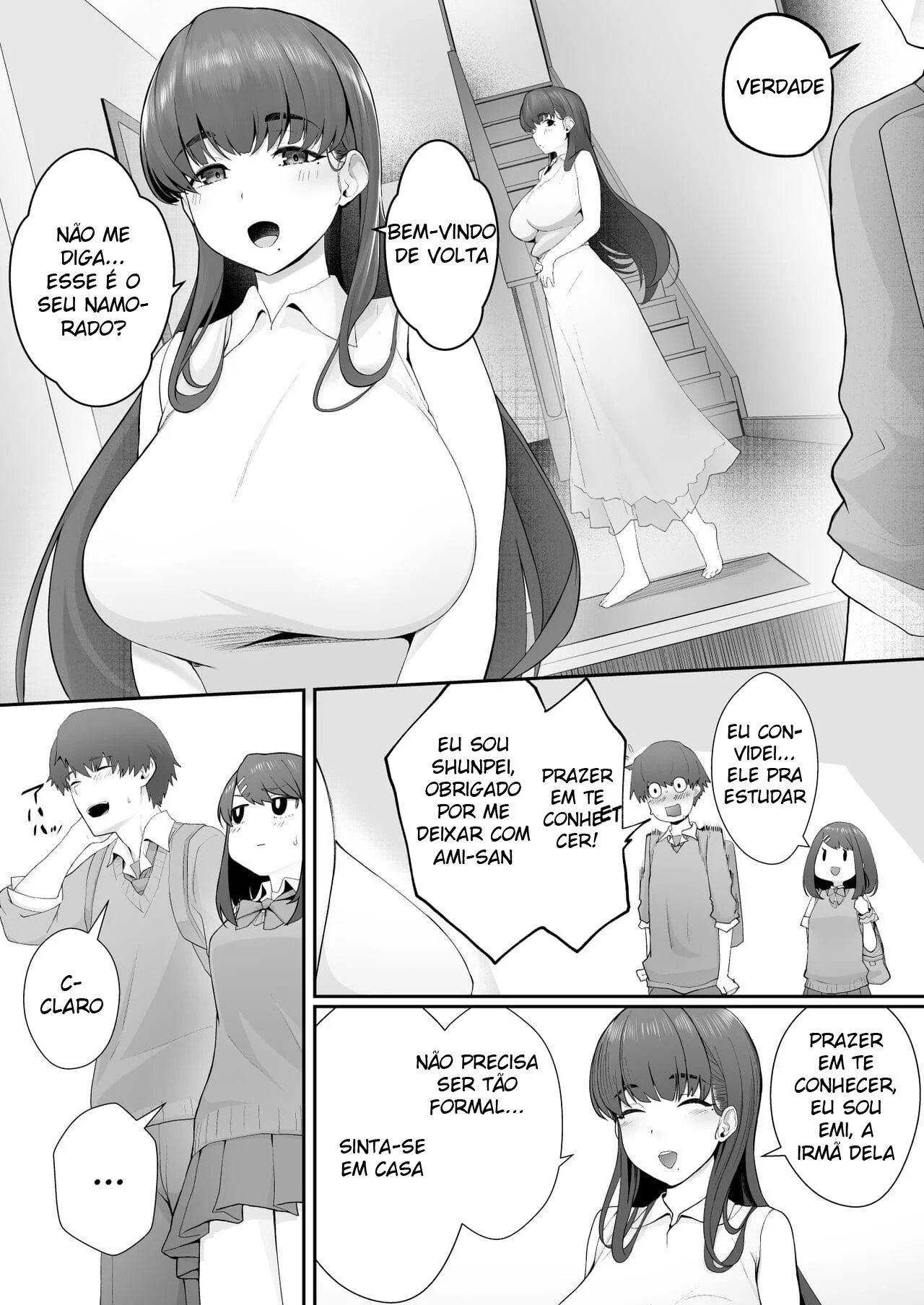 Seduzido Pela Irmã da Namorada – Explorando Desejos Proibidos em Hentai HQ Brasileiro