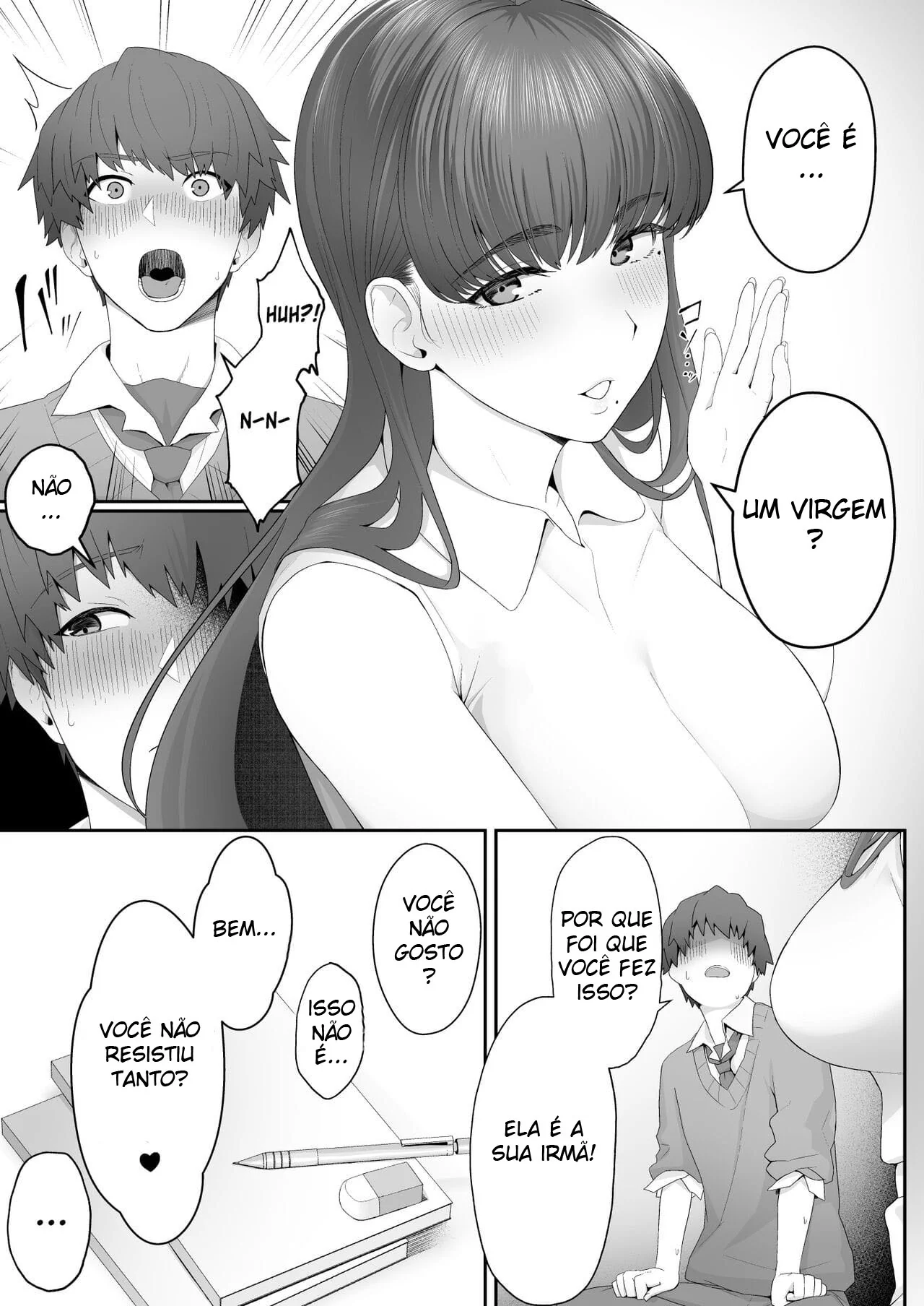 Seduzido Pela Irmã da Namorada – Explorando Desejos Proibidos em Hentai HQ Brasileiro