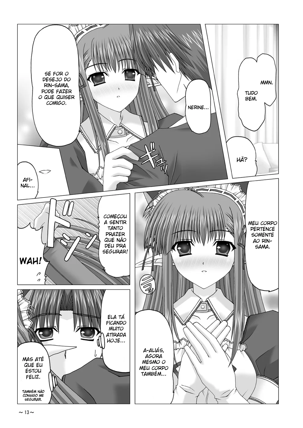 Piranha Nerine Seduz Rin com Sua Buceta Molhada em Euphoria Hentai HQ Brasileiro