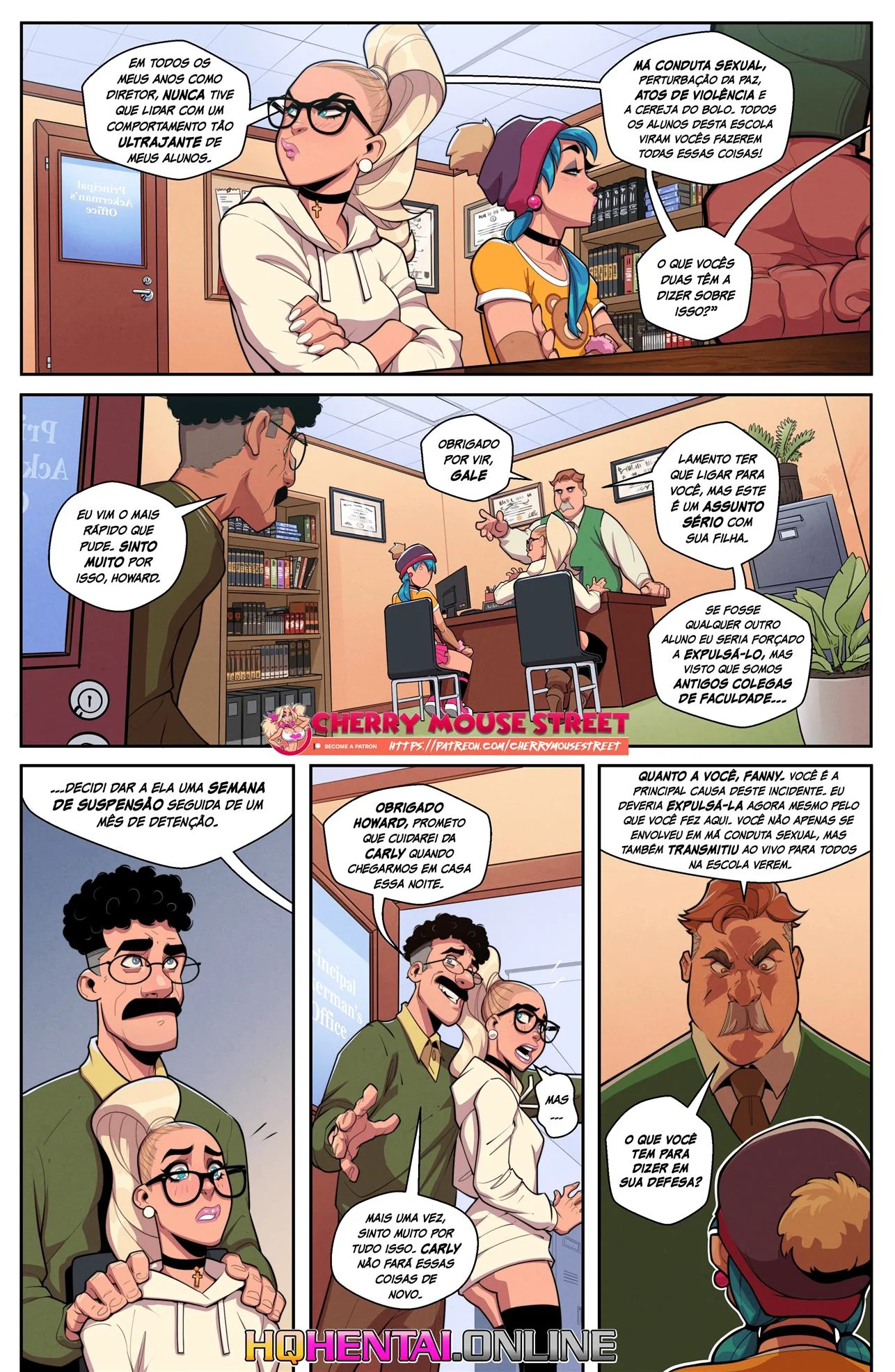 Vingança da Fanny: Trap fudendo os namorados das piranhas | Hentai HQ