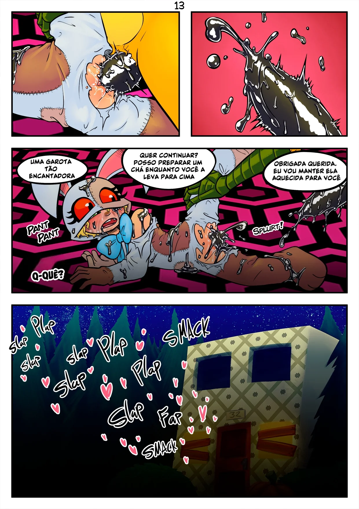 Desastres da Meia-Noite: Piranha da Buceta Quer Rola na Hora H! – Hentai HQ Brasileiro