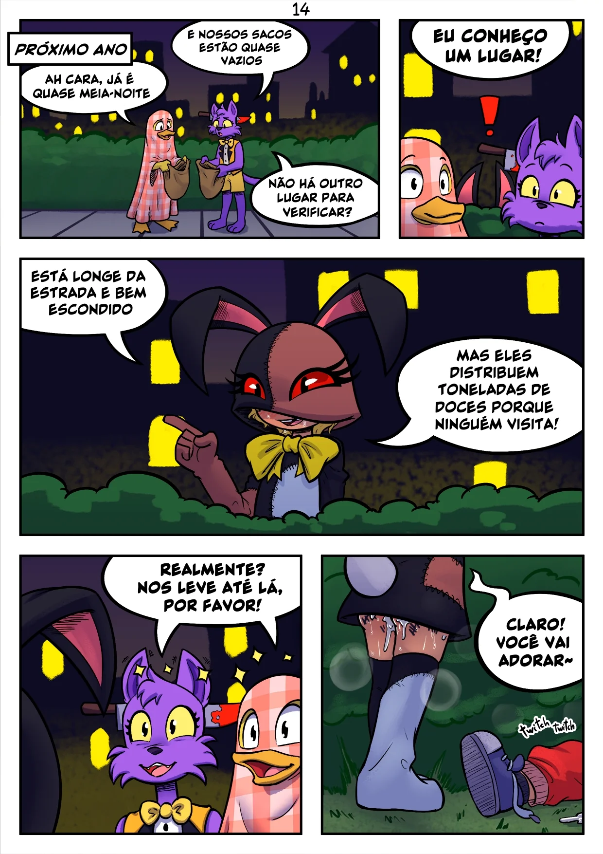 Desastres da Meia-Noite: Piranha da Buceta Quer Rola na Hora H! – Hentai HQ Brasileiro