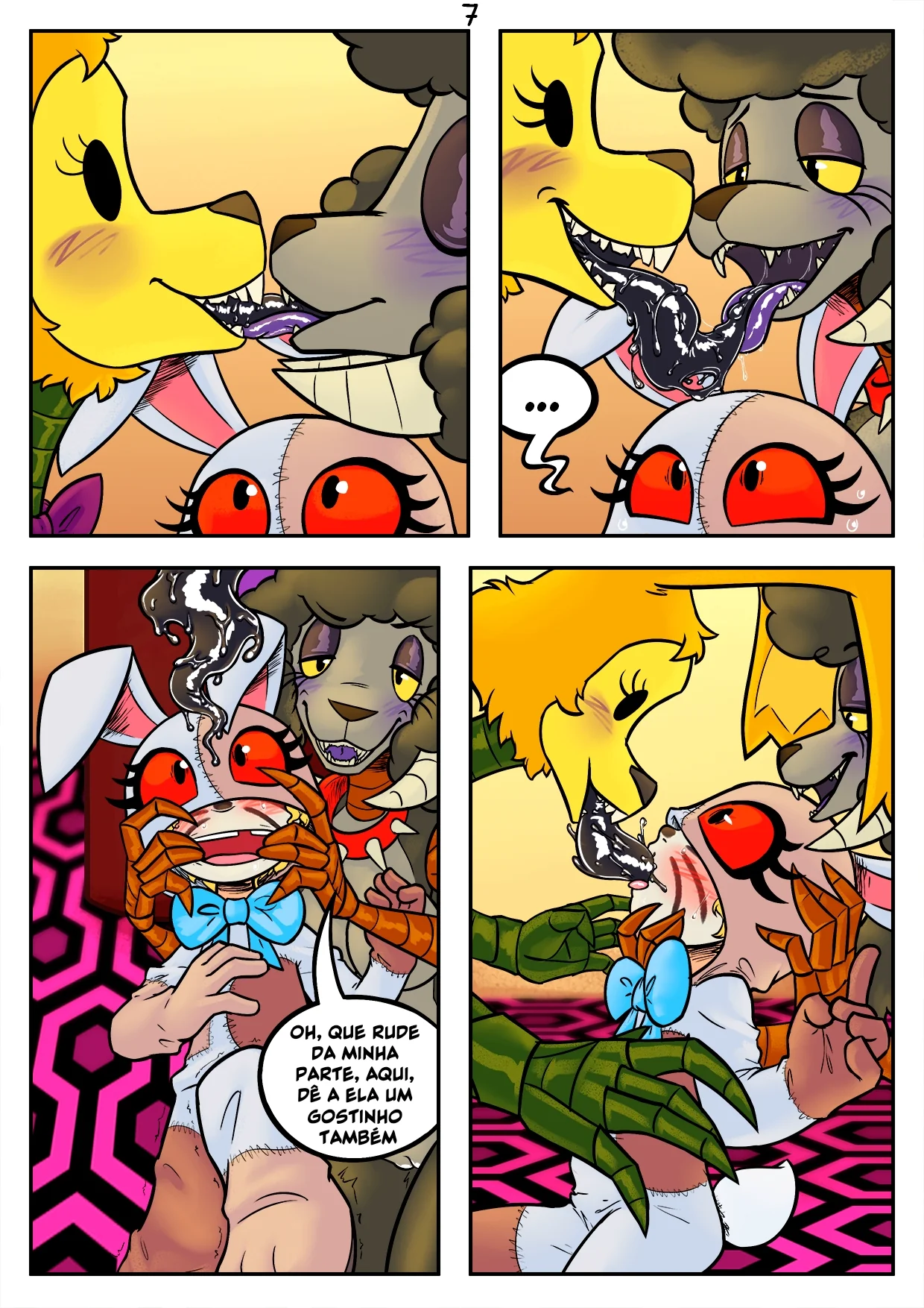 Desastres da Meia-Noite: Piranha da Buceta Quer Rola na Hora H! – Hentai HQ Brasileiro