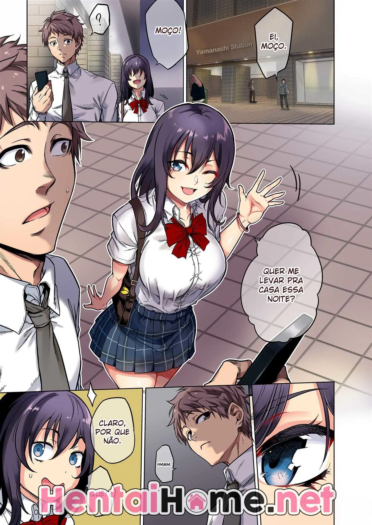 Fodendo a Piranha da Escola em Hentai HQ Brasileiro