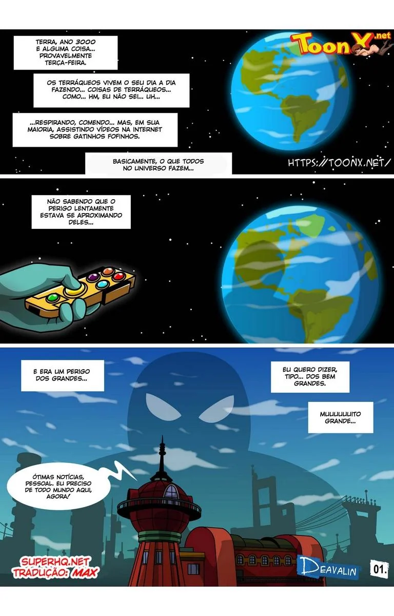 Salvando a Terra na Base da Pica – Futurama Hentai HQ