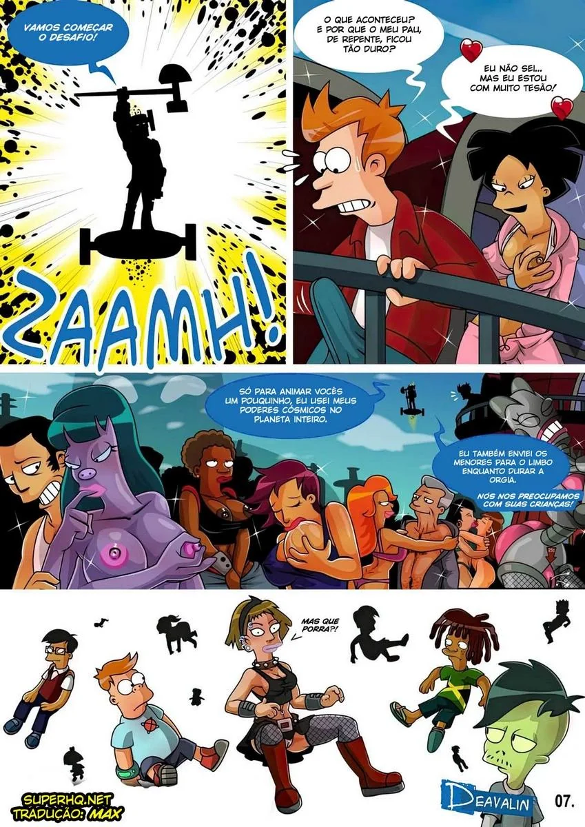 Salvando a Terra na Base da Pica – Futurama Hentai HQ