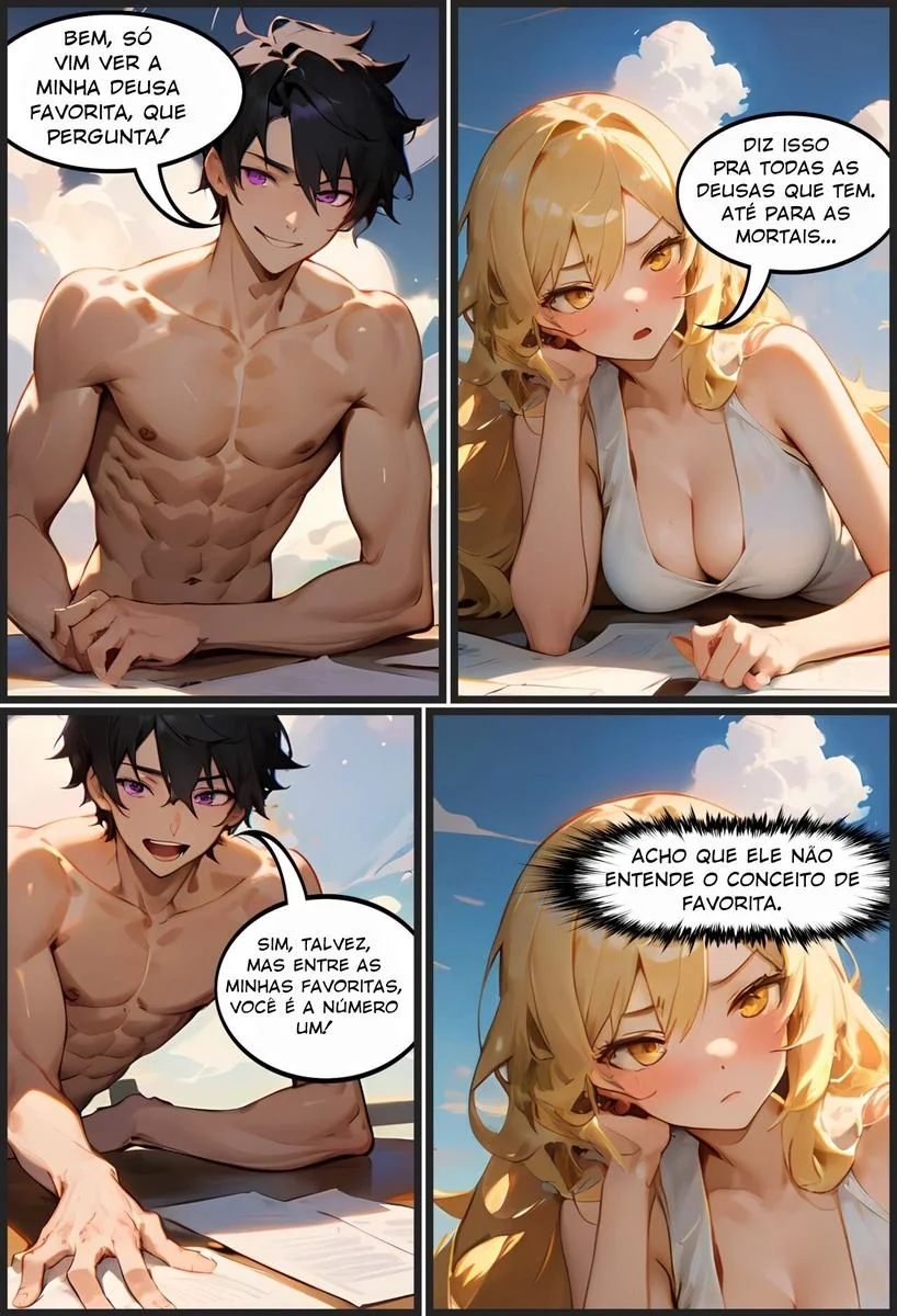 Deusa da Fertilidade Fodida por Deus Bacchus em Hentai HQ Brasileiro