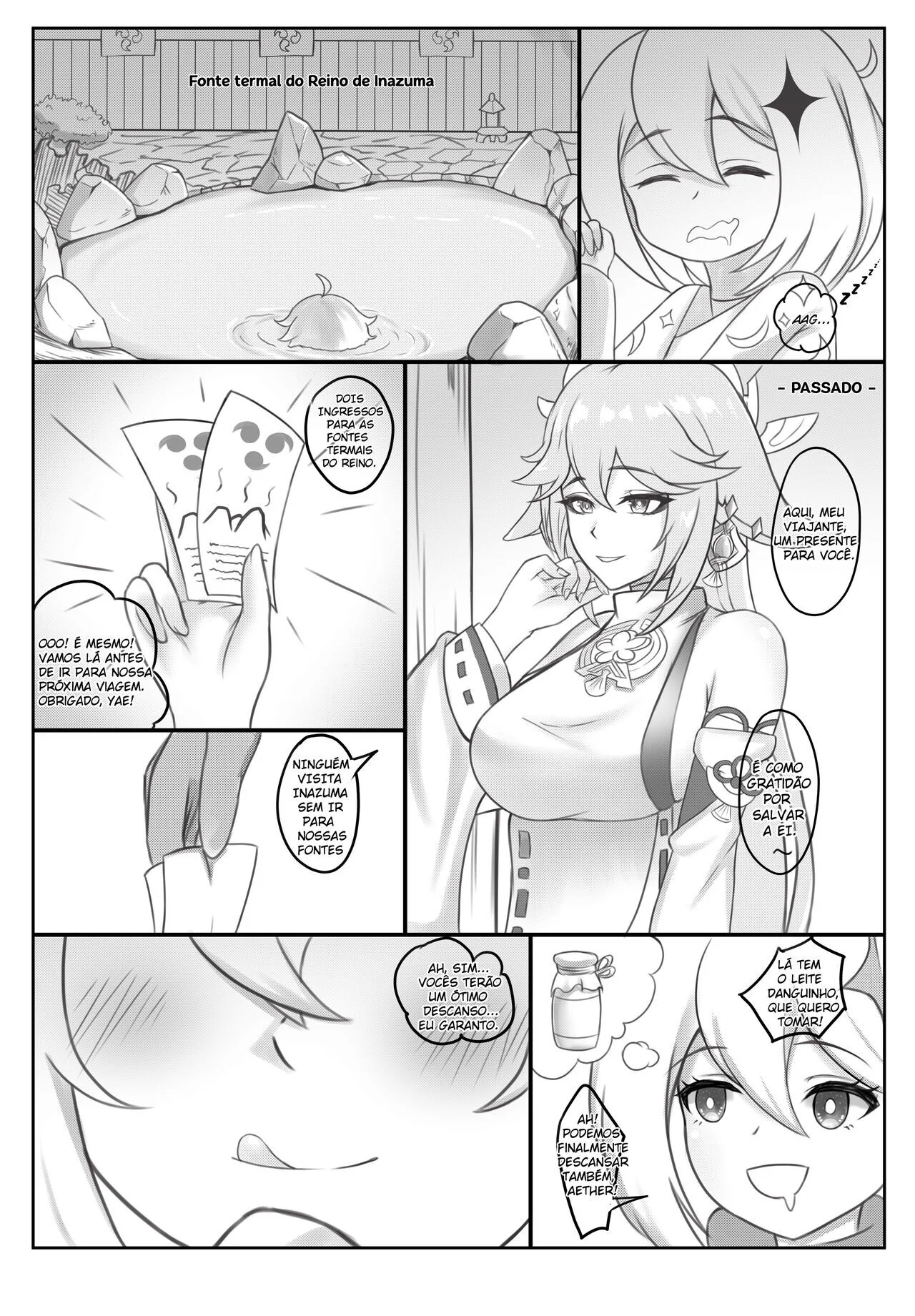 Yae Miko: A Sedutora Piranha dos Jogos Proibidos – Gozando na Buceta Dela em Hentai HQ Brasileiro