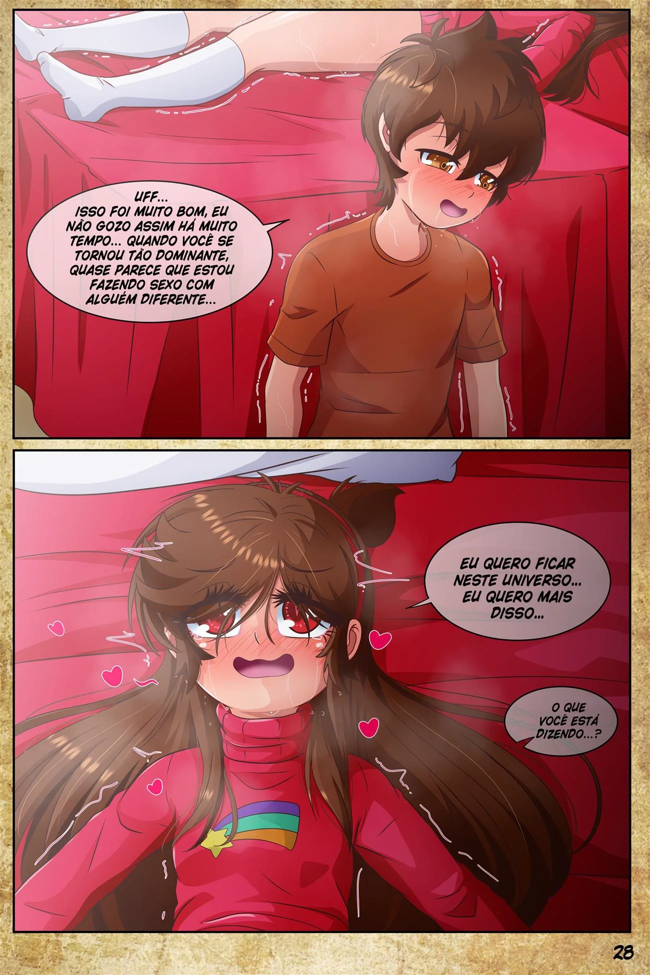Incesto entre Mabel e Dipper: Gravity Fake Hentai HQ Brasileiro