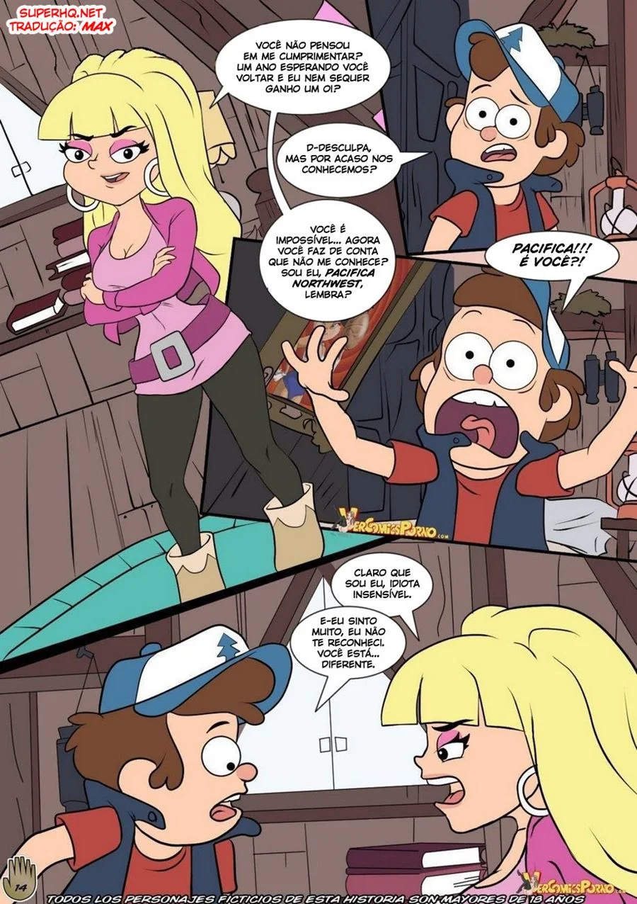 Gravity Falls, Uma Temporada de Sacanagem VL.1 – Festinha com Piranhas em HQ Brasileiro