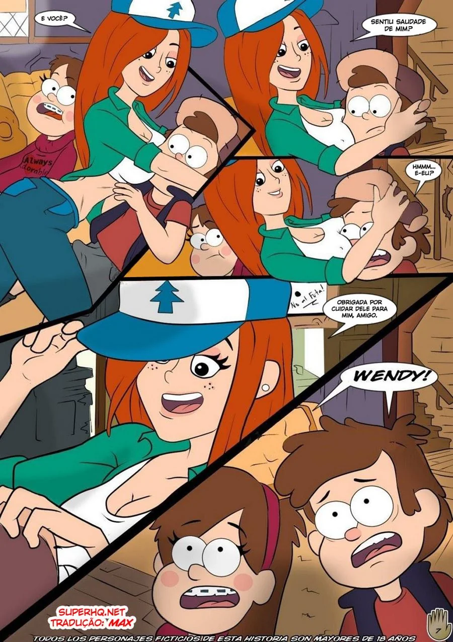 Gravity Falls, Uma Temporada de Sacanagem VL.1 – Festinha com Piranhas em HQ Brasileiro