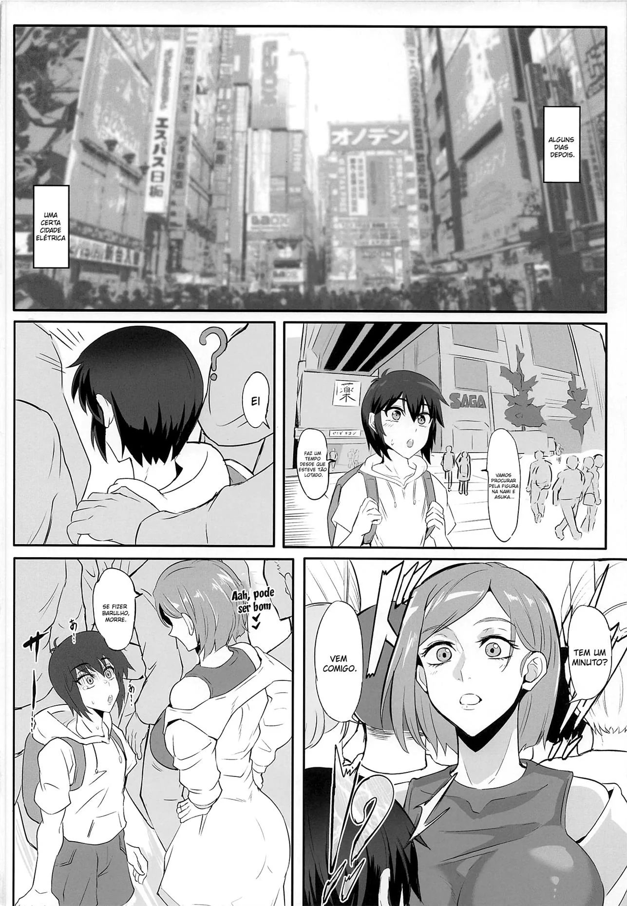 A Transformação Sexual da Piranha Nobara em Hentai HQ Brasileiro