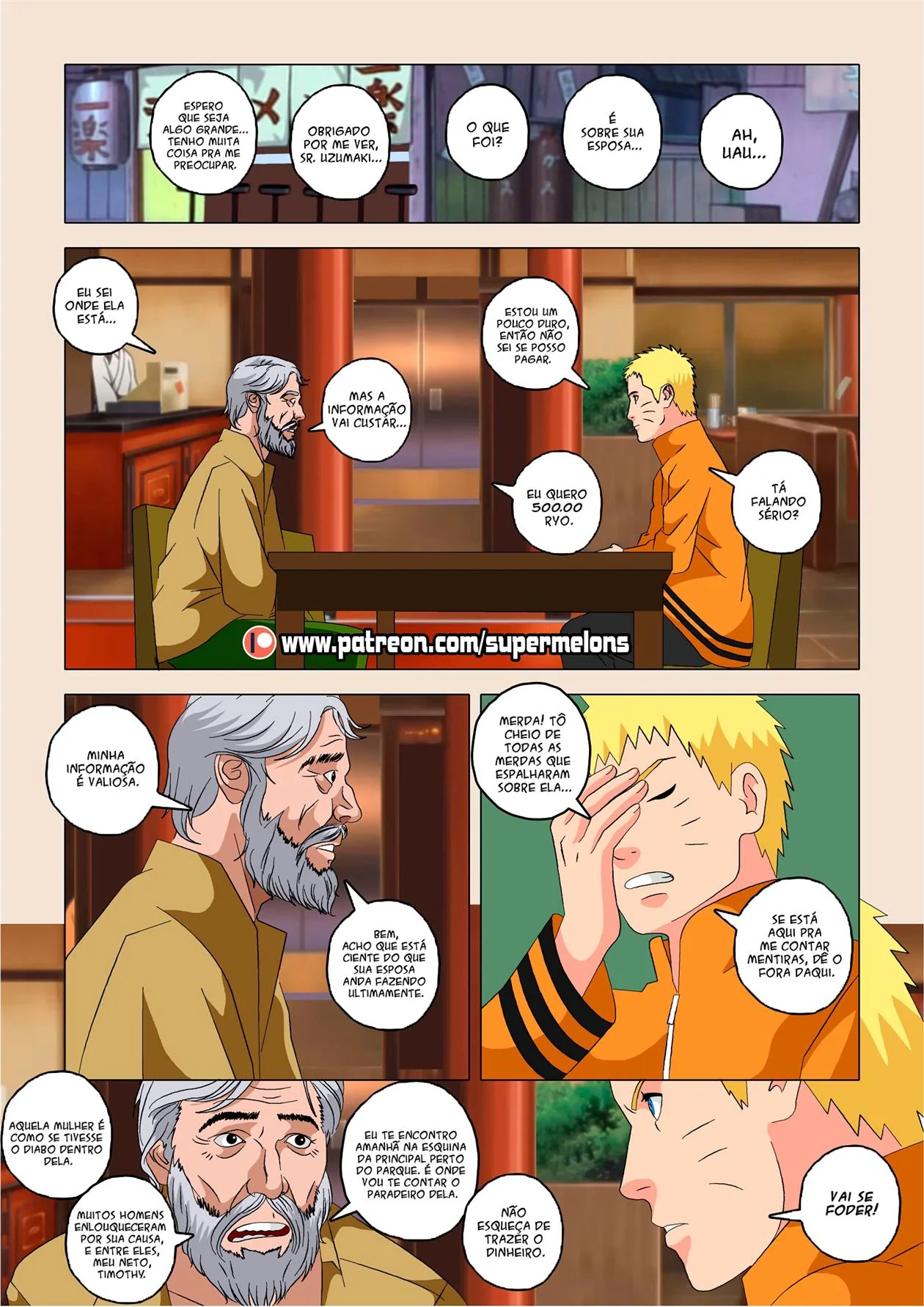 Inveja entre irmãs: Hanabi quer a piroca de Naruto