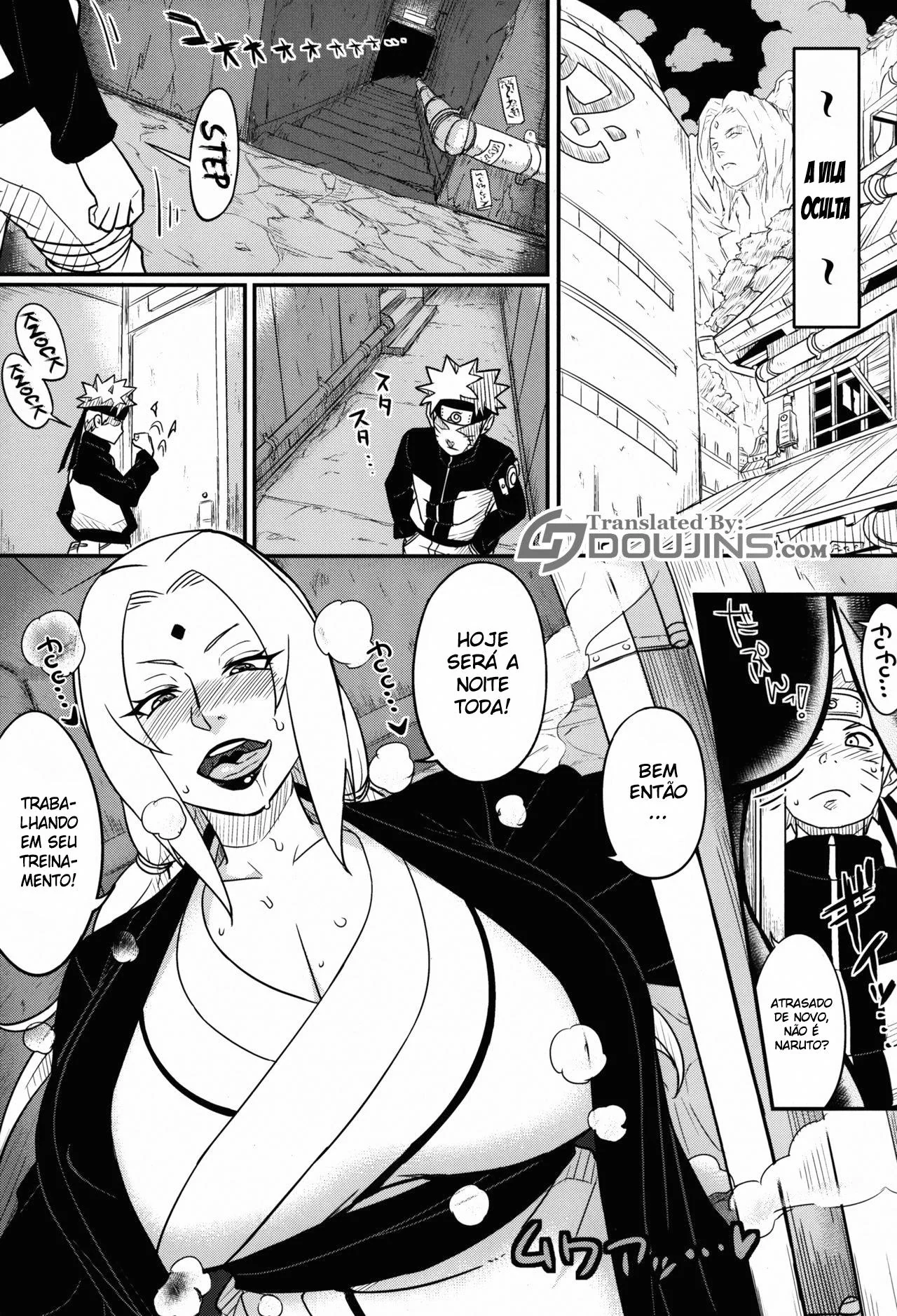 Tsunade Ensina Naruto a Foder: Treinamento Sedutor em HQ Brasileiro
