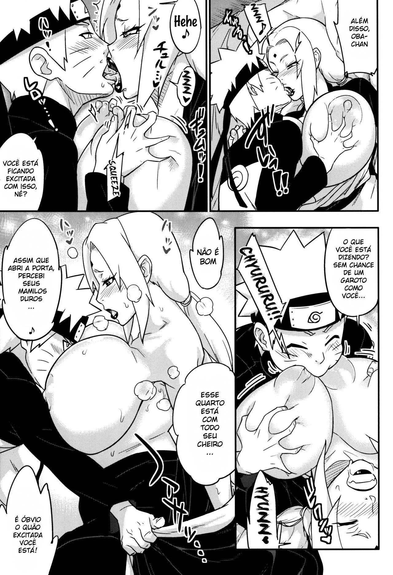 Tsunade Ensina Naruto a Foder: Treinamento Sedutor em HQ Brasileiro