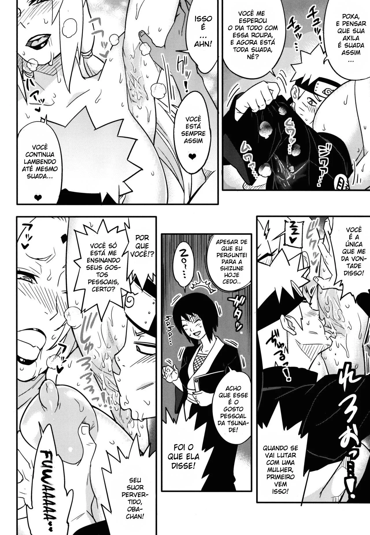 Tsunade Ensina Naruto a Foder: Treinamento Sedutor em HQ Brasileiro