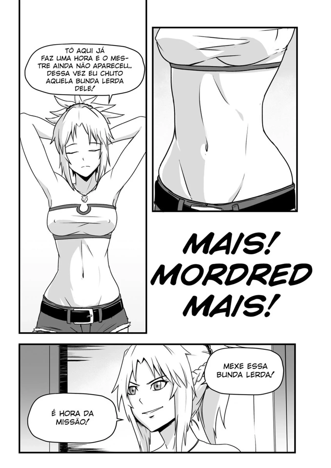 Fujimaru e as Piranhas de Fate Grand Order: Chuva de Porra em HQ Brasileiro