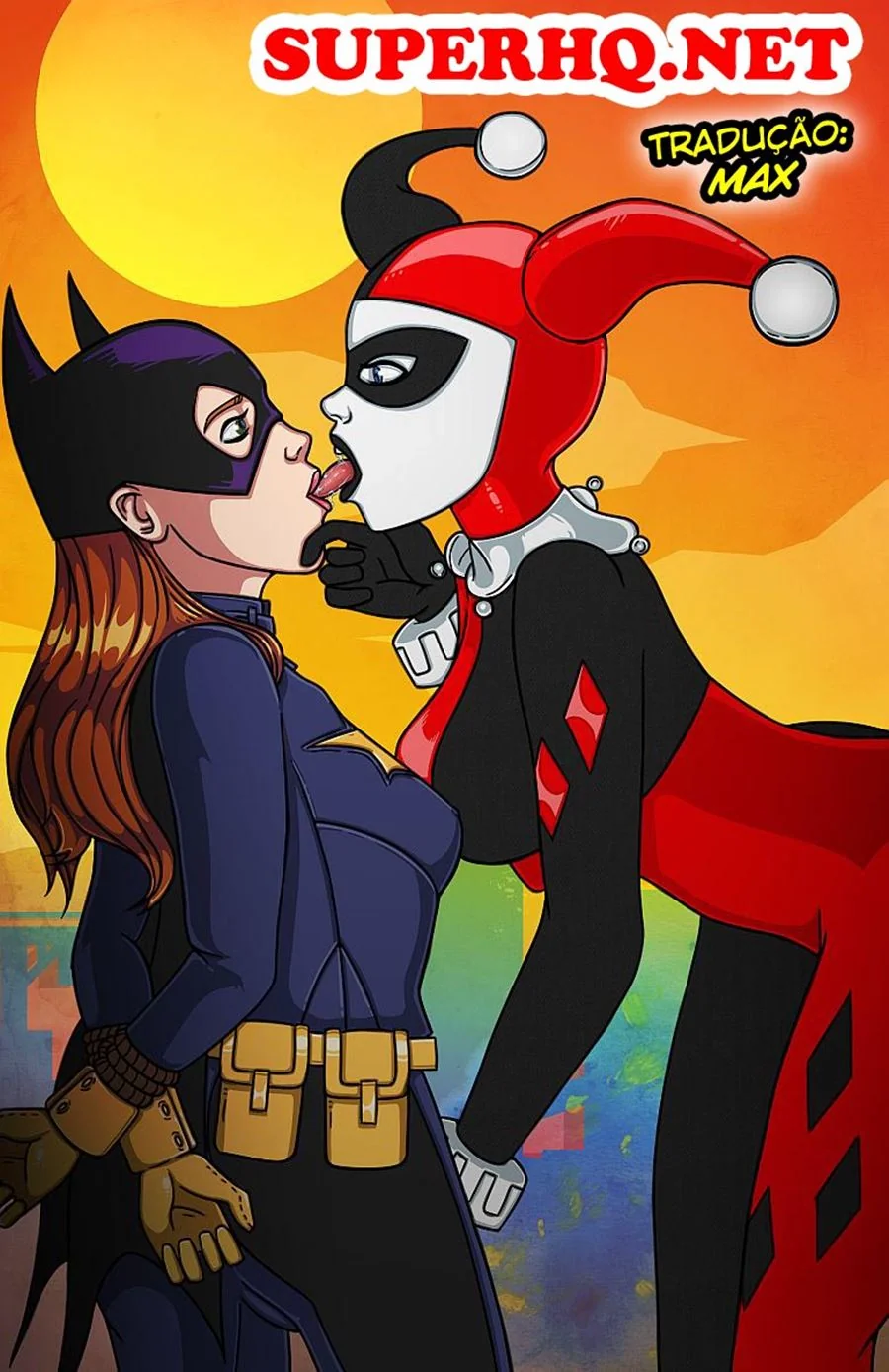 Batman Vs Harley: A Bandida Safada da Buceta Gostosa (em HQ Brasileiro)