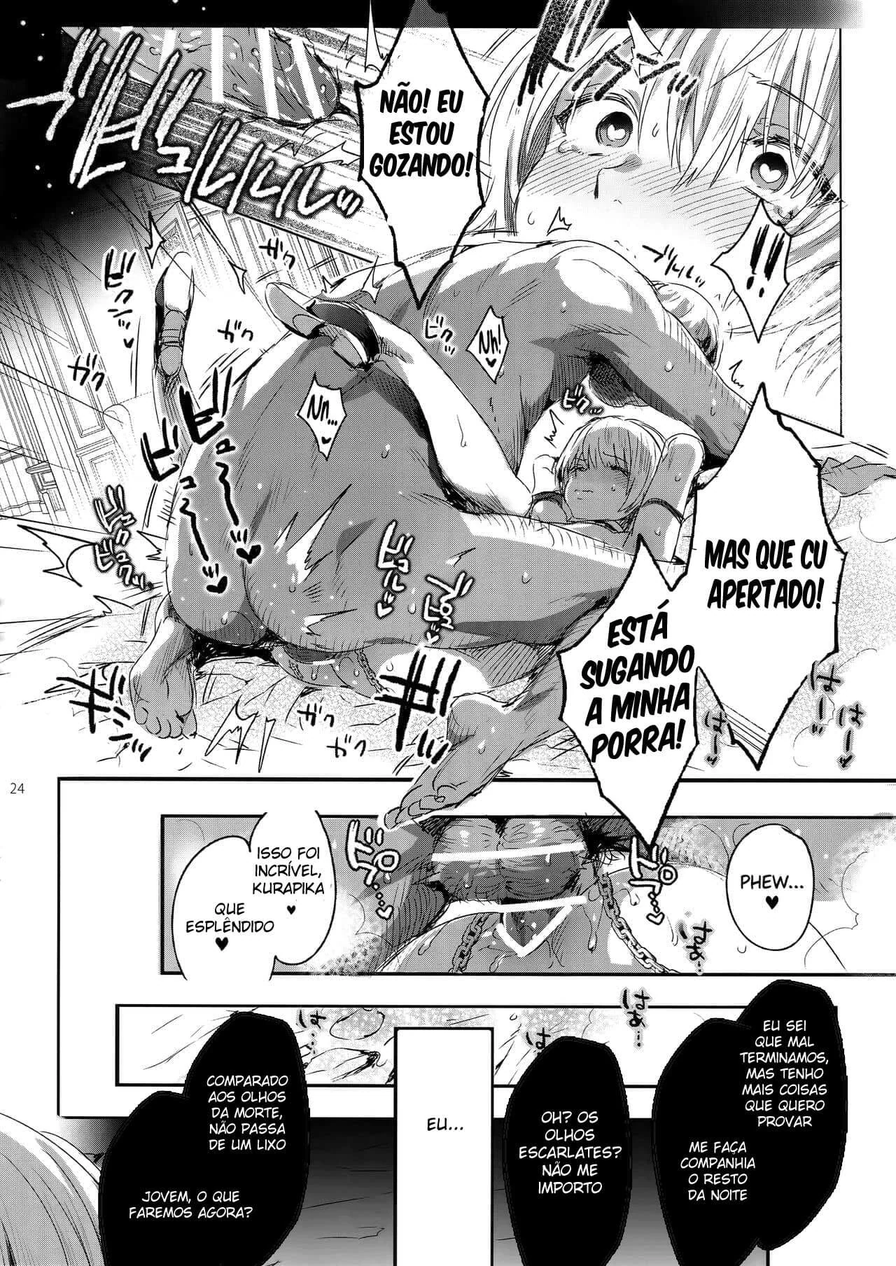 Fodendo Kurapika: Novo Hentai de Hunter x Hunter com muita putaria em HQ Brasileiro