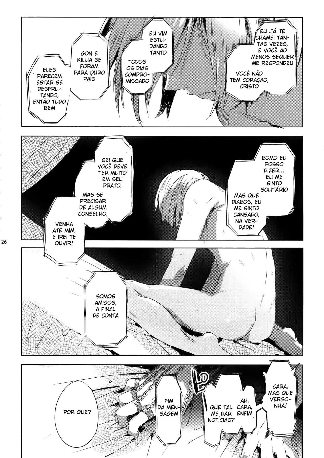 Fodendo Kurapika: Novo Hentai de Hunter x Hunter com muita putaria em HQ Brasileiro
