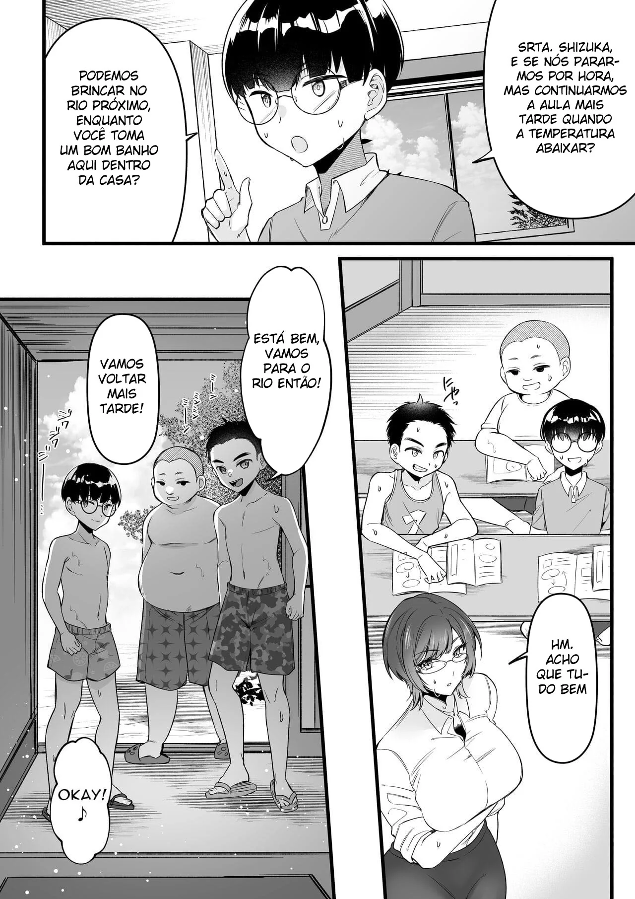 Verão Escaldante: Prazer e Luxúria na Escola de Hentai HQ Brasileiro