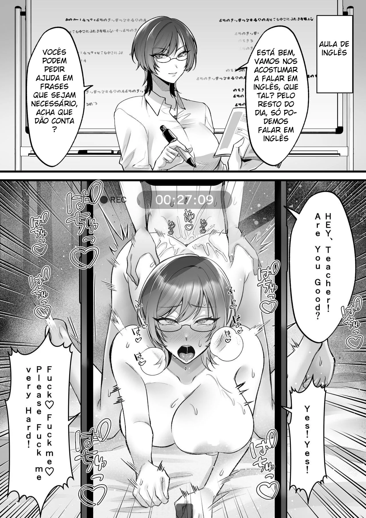 Verão Escaldante: Prazer e Luxúria na Escola de Hentai HQ Brasileiro
