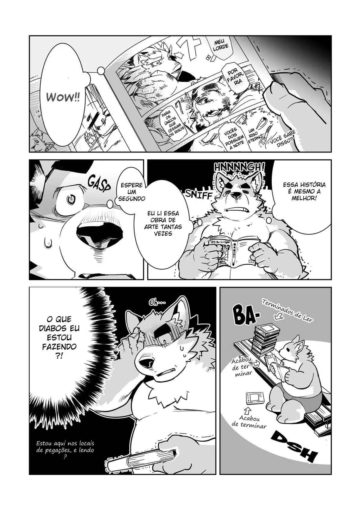 Encontro às cegas acaba em maratona de doujins na piroca dela em HQ brasileiro