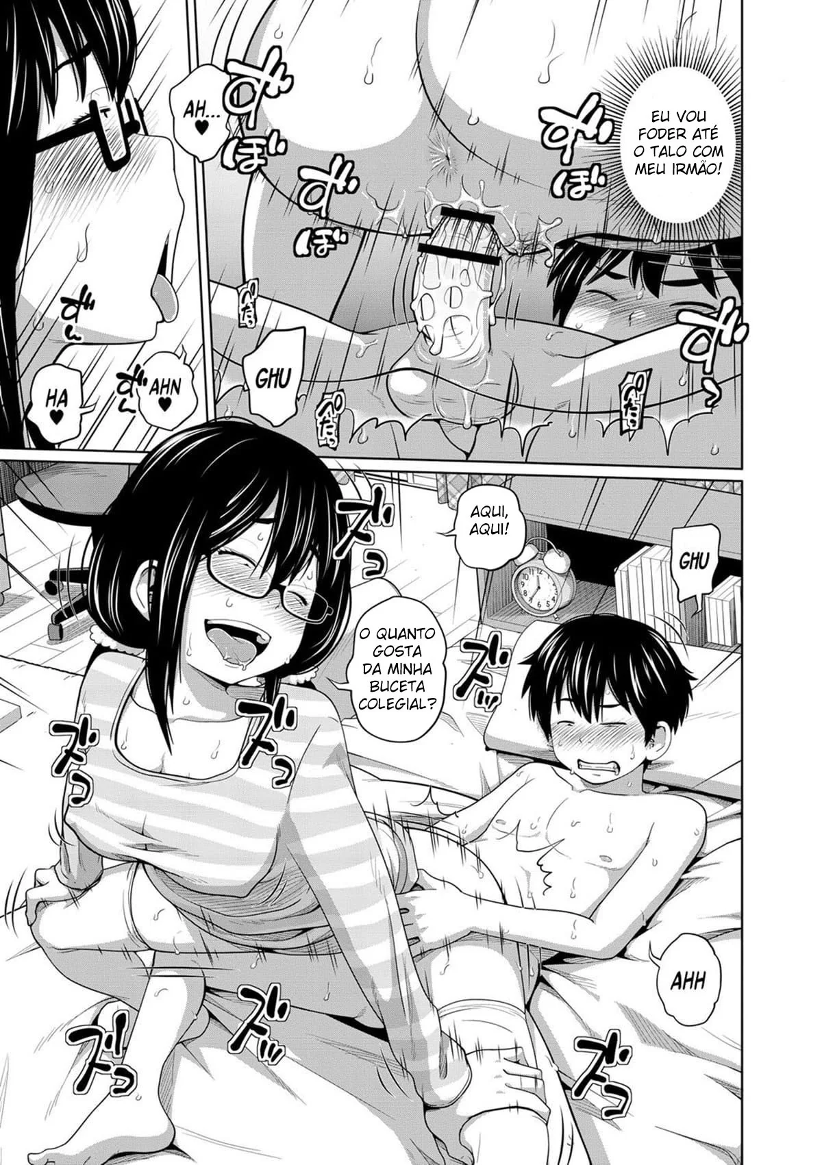 Irmã Safada Dando a Buceta para seu Irmão – Hentai HQ