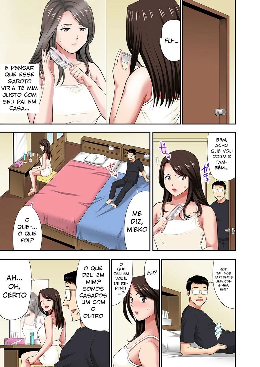 Mãe e Filho Transando Gostoso no Banheiro – Incesto Hentai Quente em HQ Brasileiro