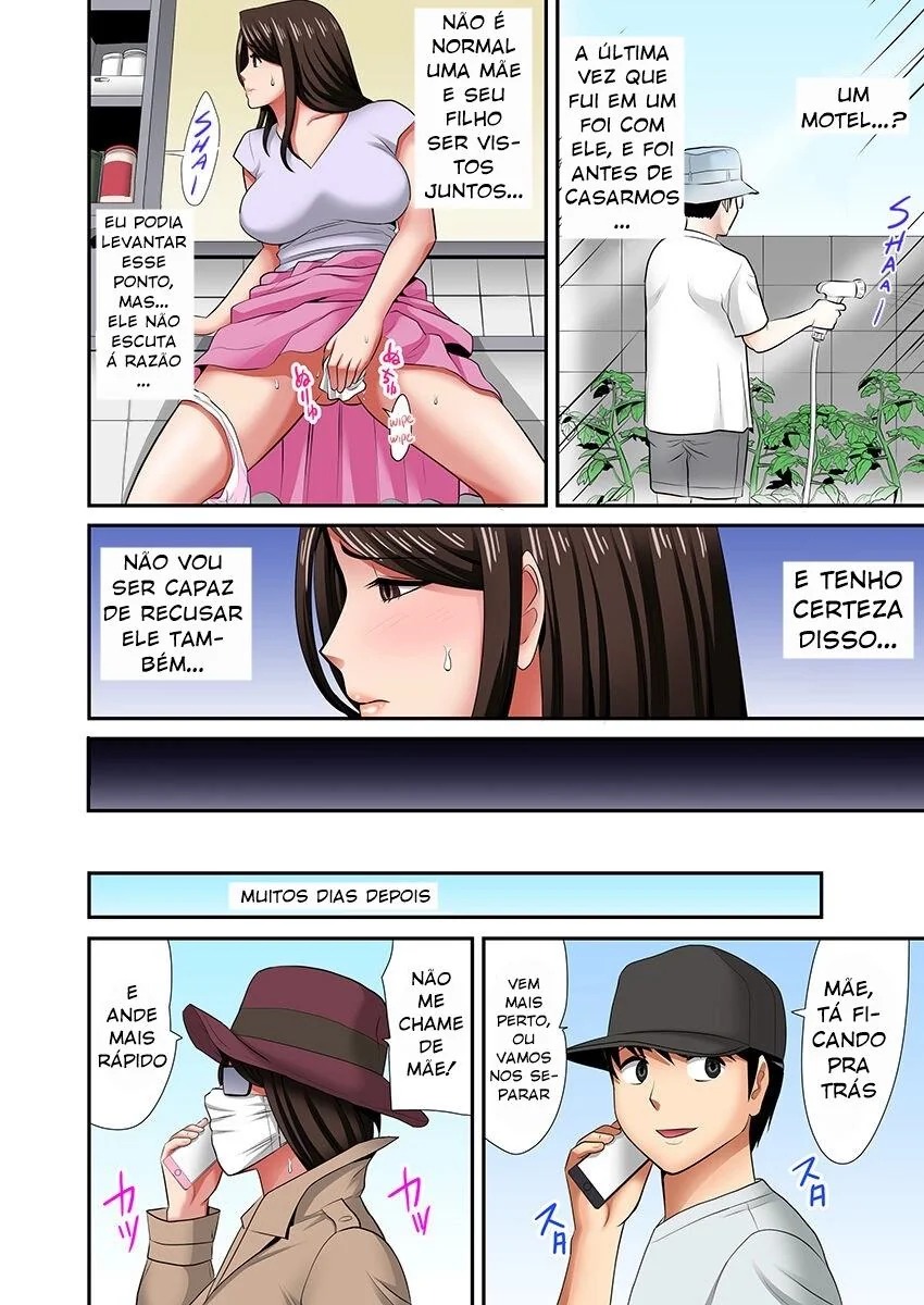 Mãe e Filho Transando Gostoso no Banheiro – Incesto Hentai Quente em HQ Brasileiro