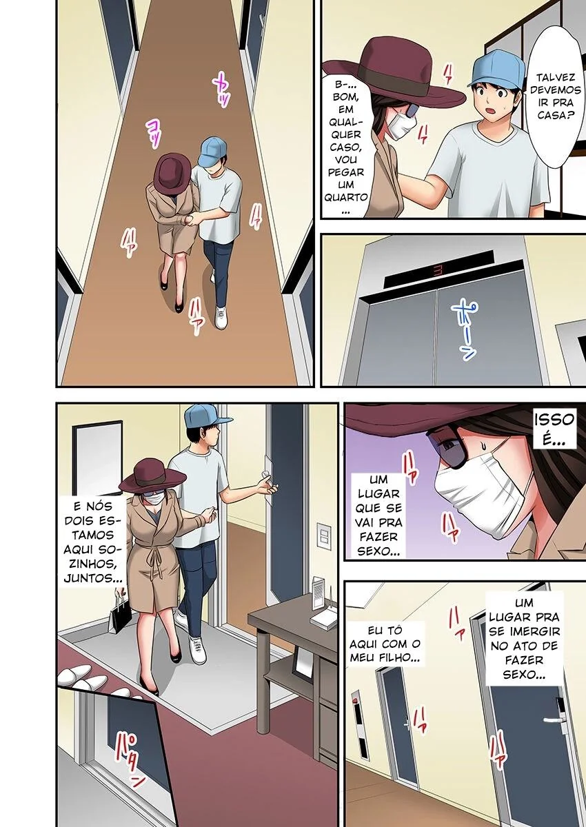 Mãe e Filho Transando Gostoso no Banheiro – Incesto Hentai Quente em HQ Brasileiro