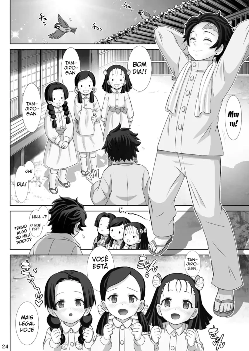 Shinobu Kochou ataca Tanjirou Kamado com sua buceta faminta em Kimetsu no Yaiba Hentai HQ Brasileiro