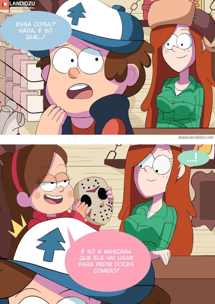 Halloween Tarado: Dipper e suas Piranhas Fantasiadas em Hentai HQ