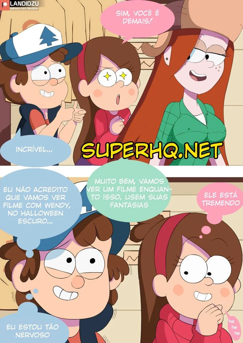 Halloween Tarado: Dipper e suas Piranhas Fantasiadas em Hentai HQ