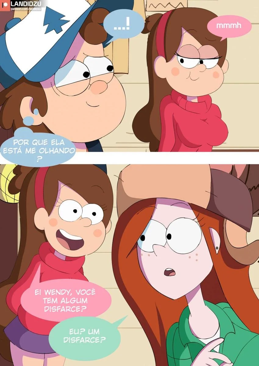 Halloween Tarado: Dipper e suas Piranhas Fantasiadas em Hentai HQ