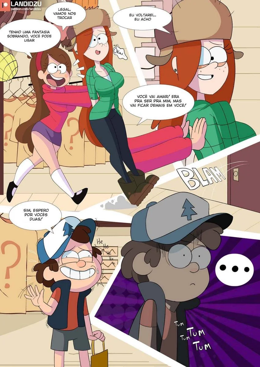 Halloween Tarado: Dipper e suas Piranhas Fantasiadas em Hentai HQ