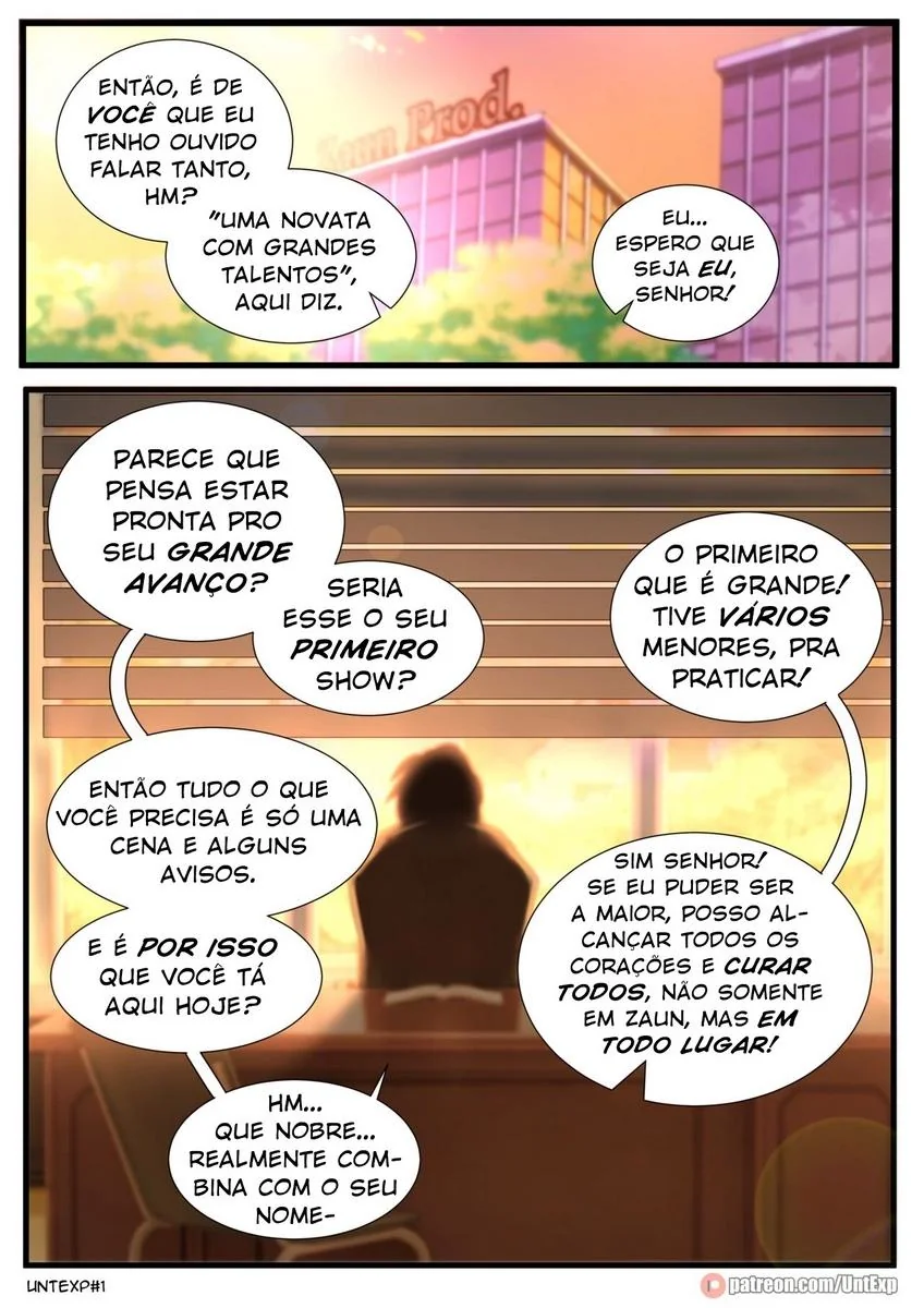 Seraphine e o Produtor Safado em um Hentai HQ Brasileiro