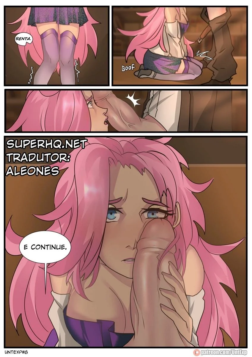Seraphine e o Produtor Safado em um Hentai HQ Brasileiro