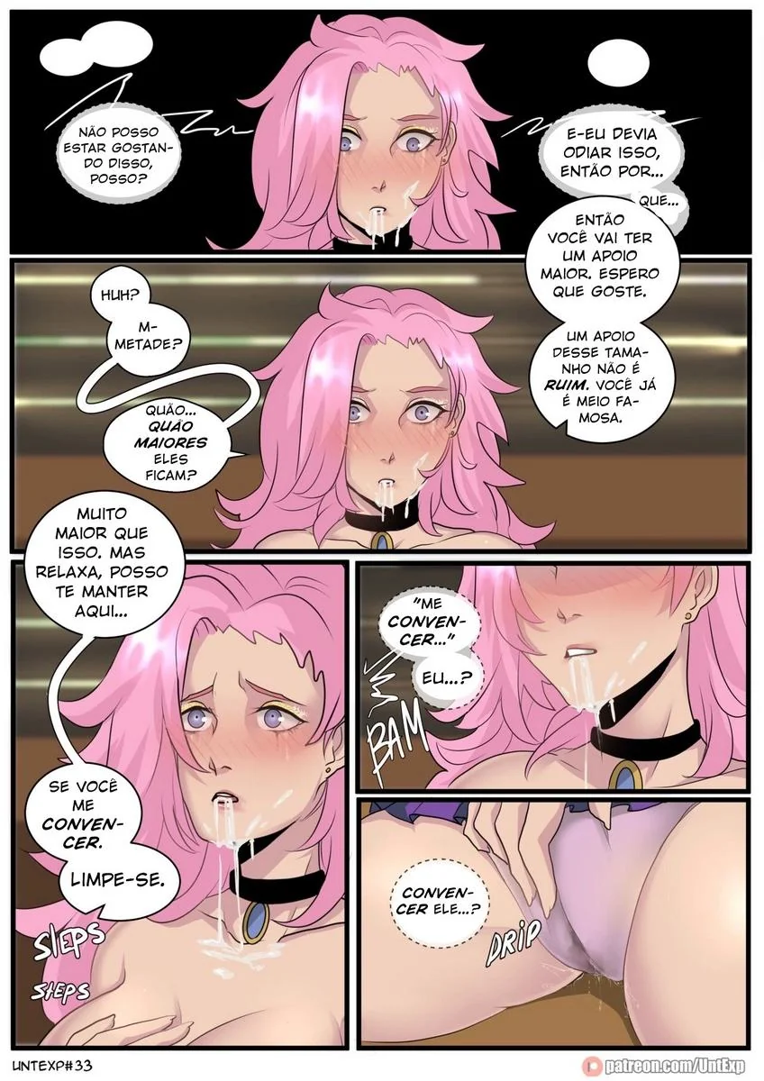 Seraphine e o Produtor Safado em um Hentai HQ Brasileiro